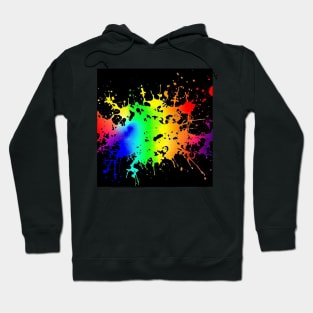 Colorful paint splatter design Hoodie